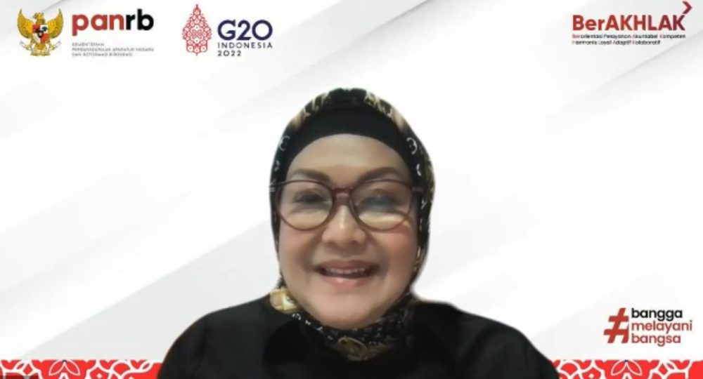 Tangkapan layar Rapat Pleno Hasil Evaluasi Dokumen secara virtual, Selasa (10/05).
