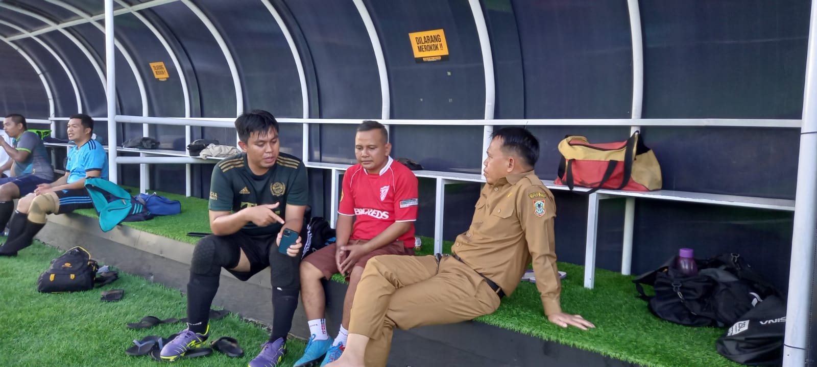 Fun Mini Soccer, Biro Adpim dan Samsat Banjarbaru Bermain Imbang Warta Wasaka Biro